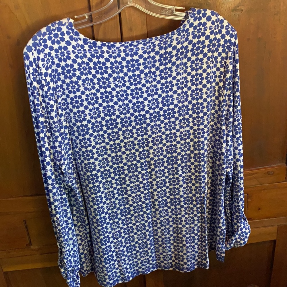 T By Talbots UPF 50+ Rayon Spandex Tunic - Picture 3 of 6